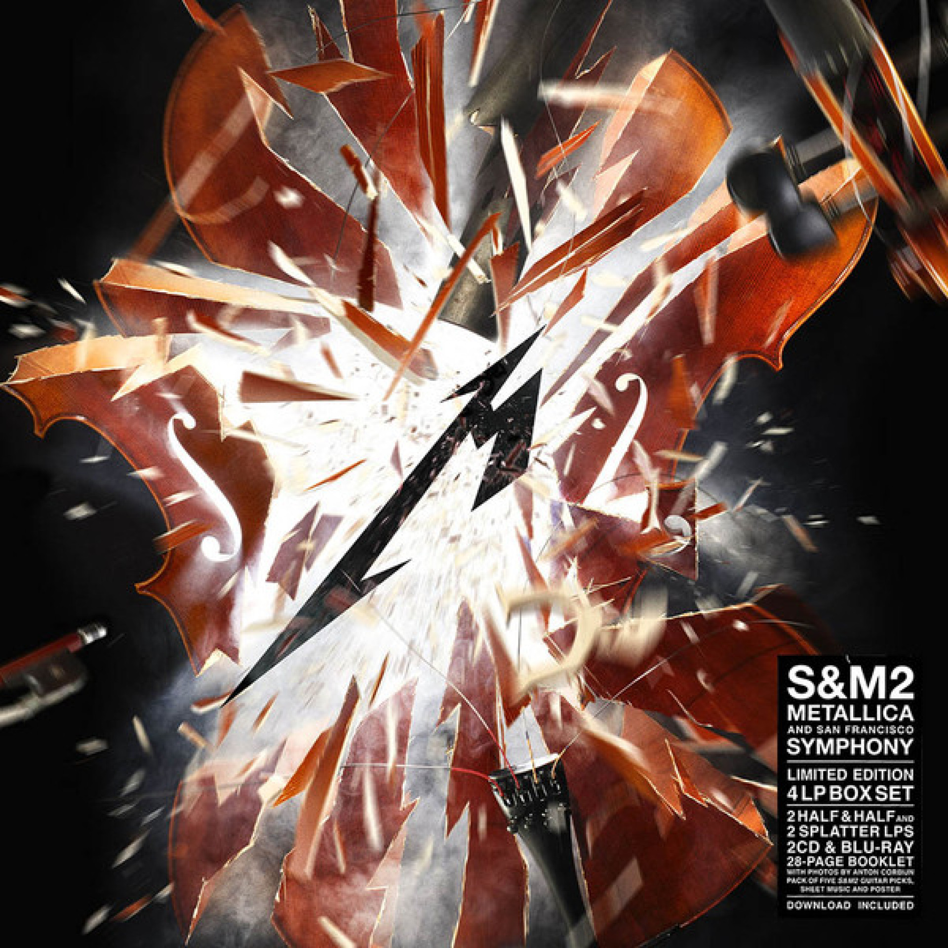 輸入4LP llica &amp; San Francisco Symp S&amp;M2 BLCKND0431 Blackened /01040 Amazon.com: S&M2 (Live): CDs & Vinyl